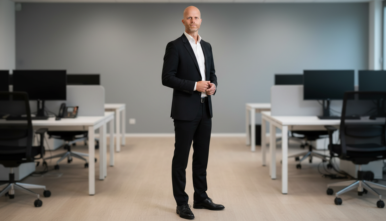 Sort Klassisk Blazer